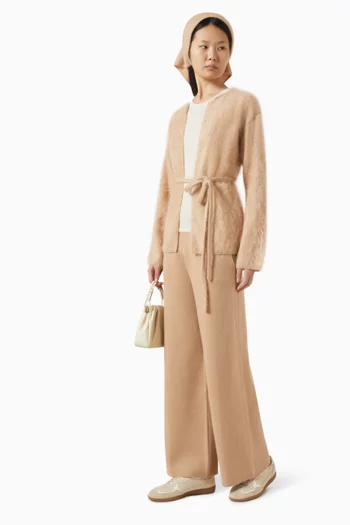 Straight-leg Pants in Double-knit