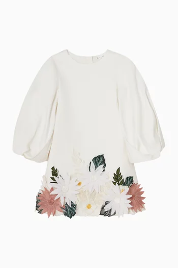 فستان كالمين قطن ستان