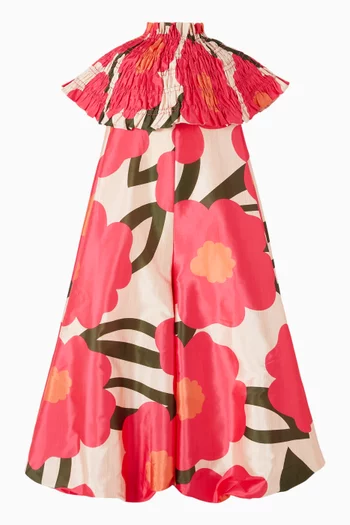 Roselle Jumpsuit with Cape