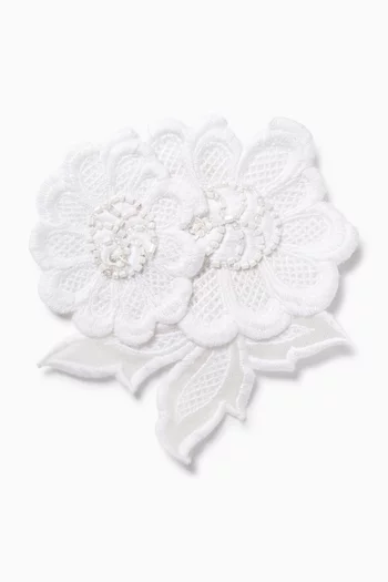 Floral Hair Clip in Organza