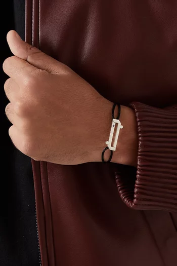 Arabic Letter "Baa" Bracelet in Sterling Silver