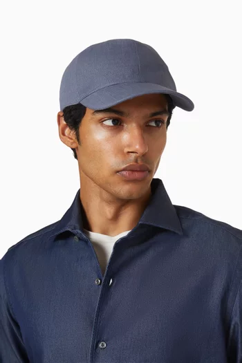 Baseball Cap in Linen