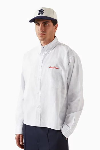 كاب بأحرف شعار الماركة مزيج صوف