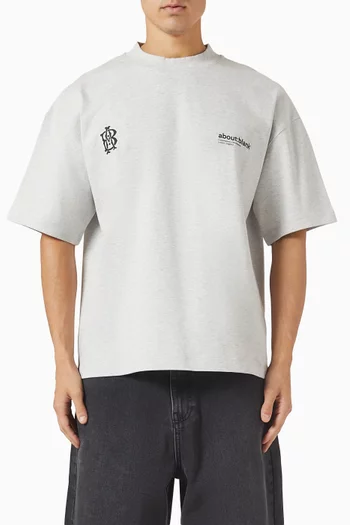 Dual Logo T-shirt in Cotton