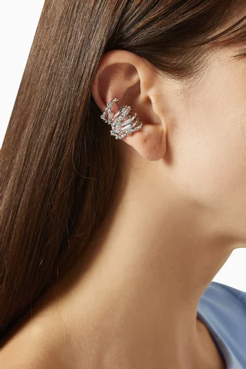 قرط منفرد فولت محيط بالأذن نحاس مطلي روديوم‏