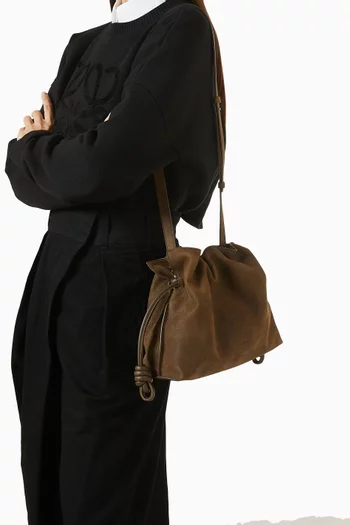 Medium Flamenco Clutch in Leather