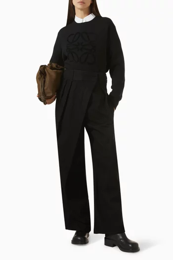 Embroidered Anagram Sweater