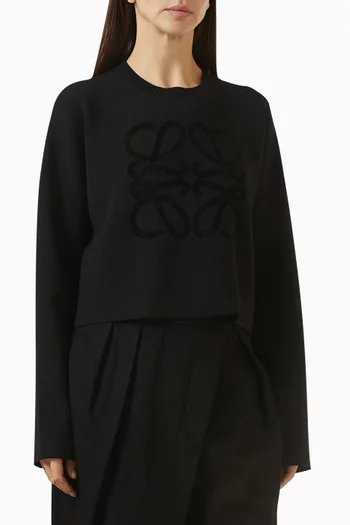 Embroidered Anagram Sweater