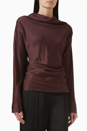 بلوزة فيكتوريا بدرابيه ستان