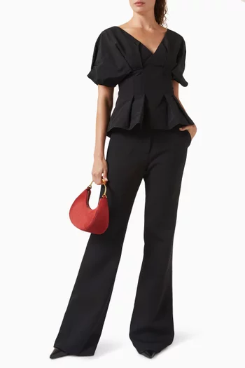 بلوزة روزن قطن فاي