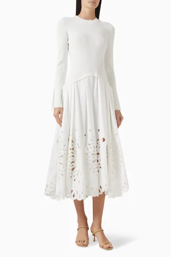 فستان داليا متوسط الطول