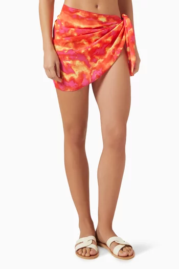 سارونغ بنقشة