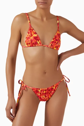 قطعة بيكيني علوية ريو مطرزة بالكريستال