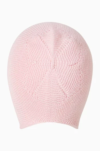 قبعة بنقشة مفرغة صوف 