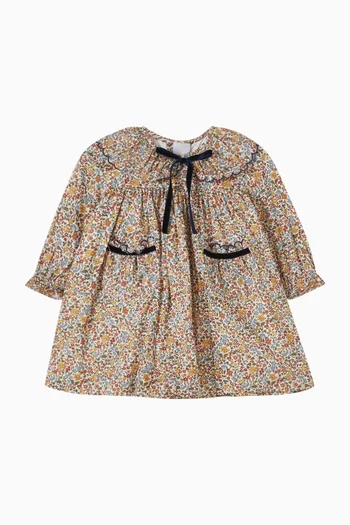 فستان وسروال تحتي بنقشة زهور ماريان 