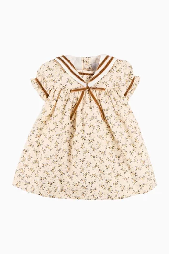 فستان كورا بنقشة زهور