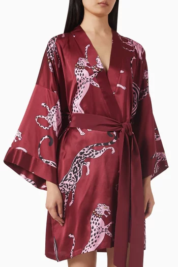 Mimi Robe in Silk Satin