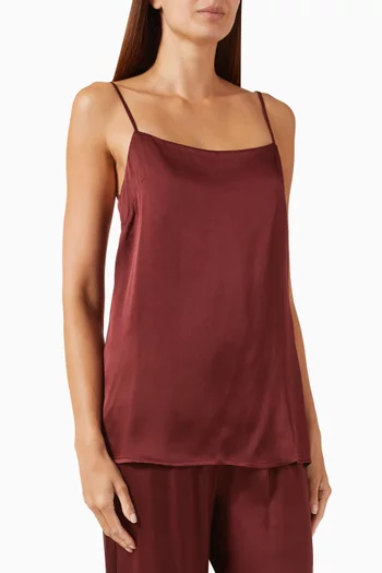 Pisa Top in Silk Satin