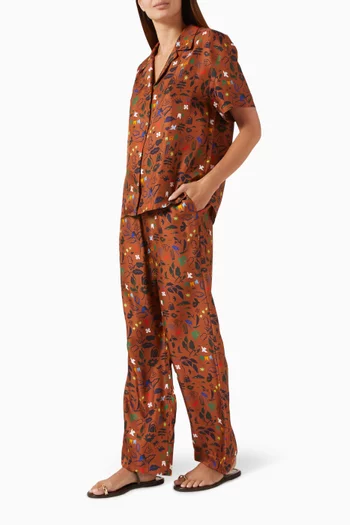 Aurelia Pants in Silk Twill