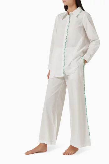 طقم بيجاما أريال قطن عضوي