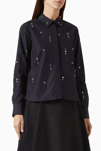 Stud-embellished Shirt