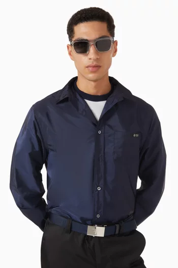 نظارة شمسية بإطار مستطيل أسيتات