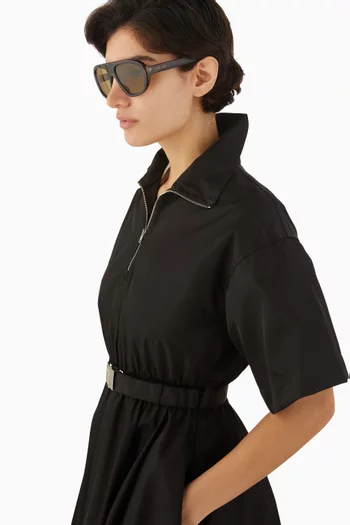 نظارة شمسية بإطار غير منتظم أسيتات