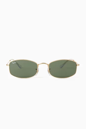 Irregular Sunglasses in Metal
