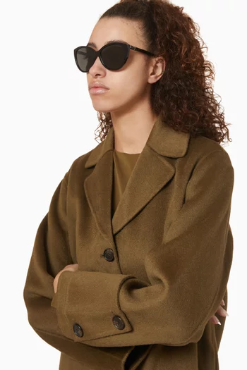 Cat-eye Sunglasses in Acetate