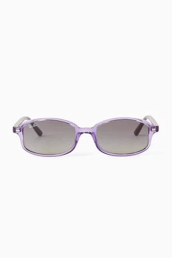 Irregular Sunglasses in Nylon