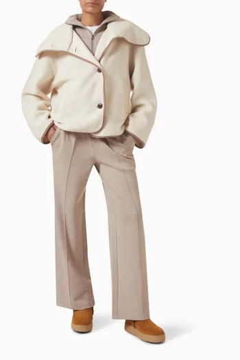 Romane Boxy Jacket in Sherpa-fleece