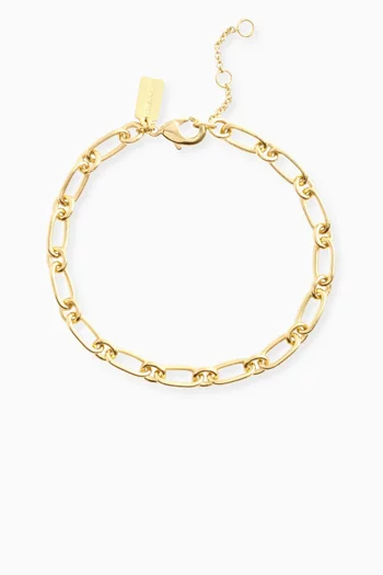 Chain Bracelet in Plated Brass
