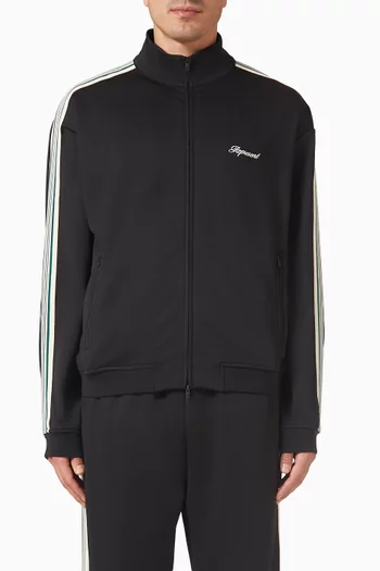 جاكيت رياضي بأشرطة