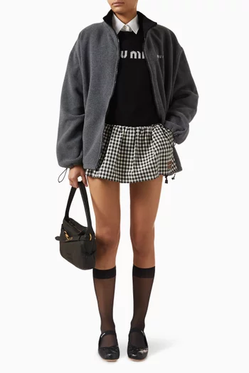 Logo Knit Sweater in Wool & Cashmere