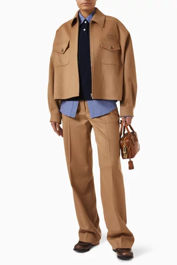 بنطال برباط تضييق شعر جمل