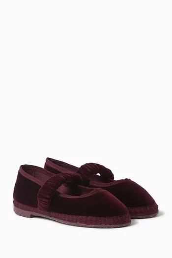Mafalda Ballet Flats in Velvet