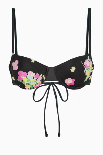 Morning Bikini Top in Stretch Nylon