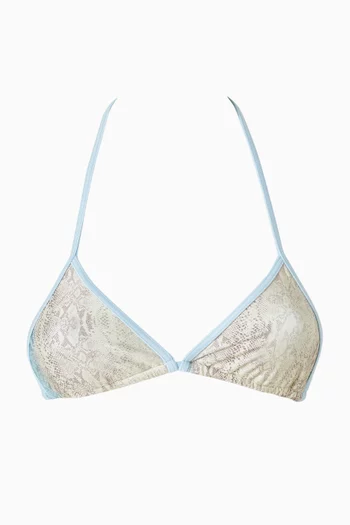 Nick Bikini Top in Stretch Nylon