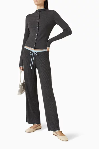 Leo Cardigan in Angel Knit