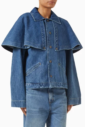 The Cape Jacket in Denim