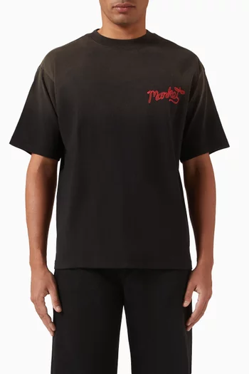 تي شيرت لاسو لوك اب بطبعة قطن