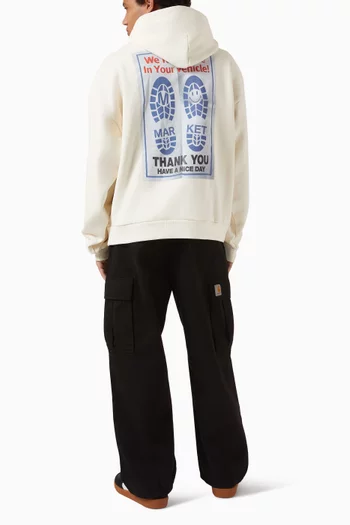 كنزة بغطاء رأس بطبعة برايد إن ماي هودي صوف قطني