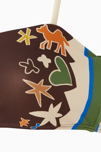 Maroc Bandeau Bikini Top