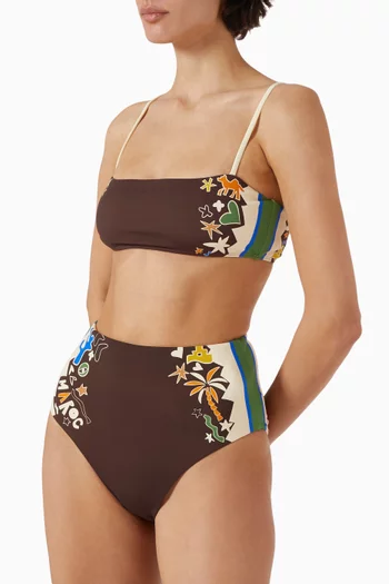 قطعة بيكيني علوية ماروك بتصميم باندو