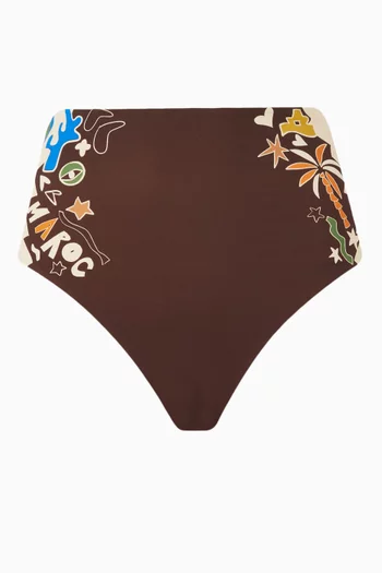 Maroc High-waist Bikini Briefs
