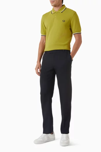 Twin Tipped Polo Shirt in Cotton