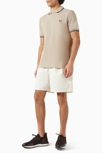 Twin Tipped Polo Shirt in Cotton