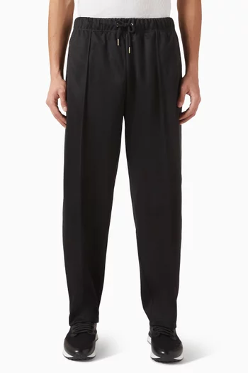 بنطال رياضي بشريط بنقشة مربعات ترتان بلاك ووتش مزيج قطن