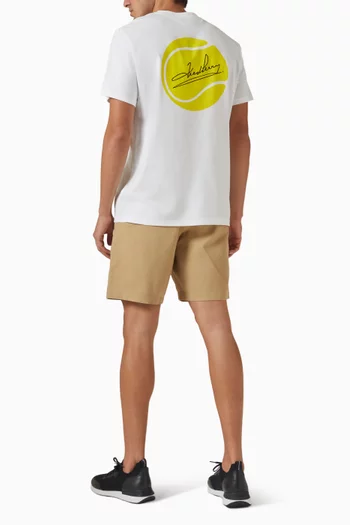 تي شيرت بشعار الماركة الشهير قطن