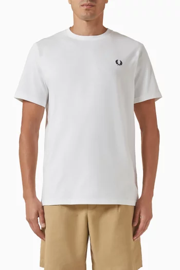 تي شيرت بشعار الماركة الشهير قطن